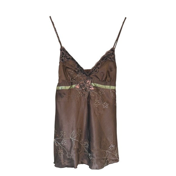 Daytrip Tops - Y2K Daytrip Floral Embroidered Sequin Lace Fairy Top